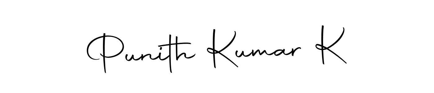 This is the best signature style for the Punith Kumar K name. Also you like these signature font (Autography-DOLnW). Mix name signature. Punith Kumar K signature style 10 images and pictures png